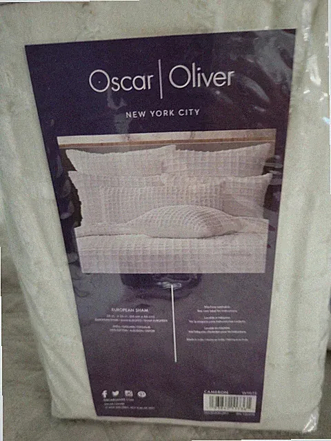Oscar Oliver NY City Cameron King 3-Pc Duvet Cover Set White
