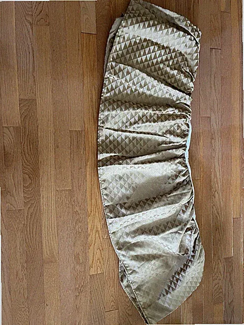 Queen Gold Bed Sheets, Skirts, Pillow Covers, Comforter, Pillows, And Euro Cover