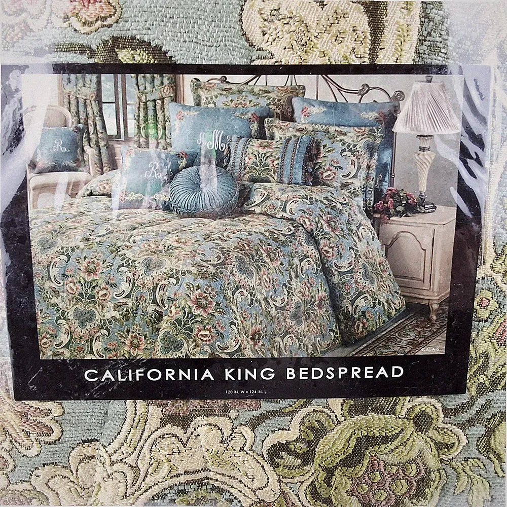 Touch Of Class J Queen New York California King Jacquard Bedspread Only120"x124"